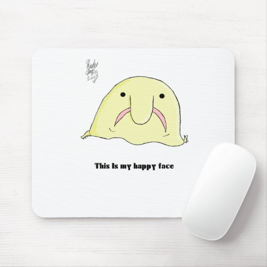 Blobfish Mousepad (Mit Mouse)