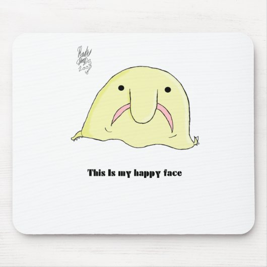 Blobfish Mousepad (Vorne)