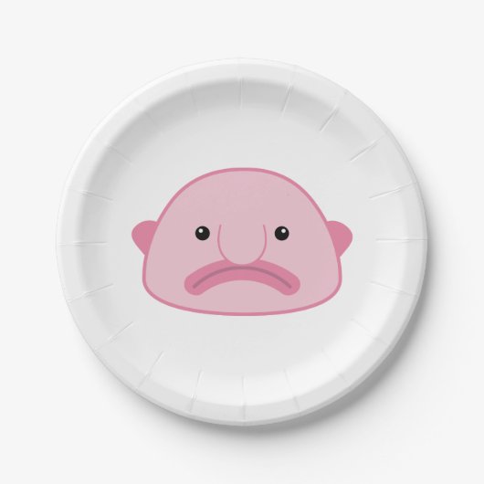 Blobfish PapierTeller (Vorderseite)