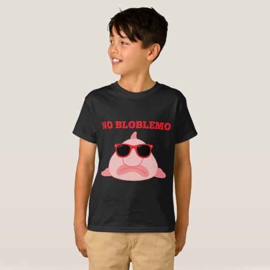 BlobFish Pun Quote Blob Fish Geschenk T-Shirt (Vorne ganz)