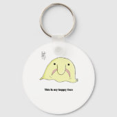 Blobfish Schlüsselanhänger (Vorderseite)