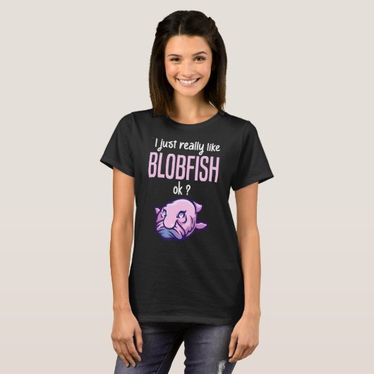 Blobfish u2013 Jelly Blobfish Fish Fathead Austral T-Shirt (Vorne ganz)