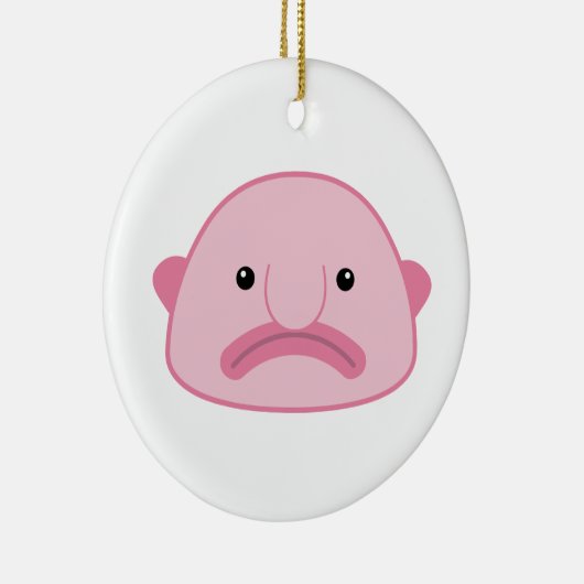Blobfish Verzierung Keramik Ornament (Rechts)