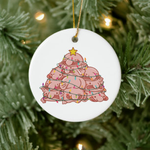 Blobfish Weihnachtsbaum Funny Animal Christmas Cer Keramik Ornament