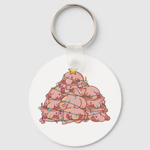 Blobfish Weihnachtsbaum Funny Animal Christmas Sch Schlüsselanhänger