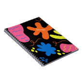 Blobs Doodle Science Labrador Chemie Name Notebook Notizblock (Rechte Seite)
