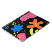 Blobs Doodle Science Labrador Chemie Name Notebook Notizblock (Linke Seite)