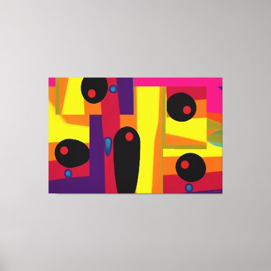 Blobula Ken Gage Abstract Surrealism Leinwanddruck (Vorderseite)