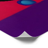 Blobula Ken Gage Abstrakt Surrealismus Poster (Ecke)