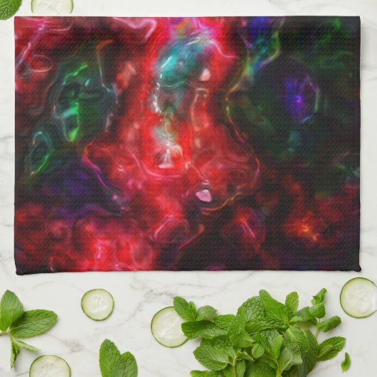 Blobular Rainbow Handtuch (Gefaltet)