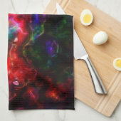 Blobular Rainbow Handtuch (Viertel Falte)