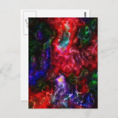 Blobular Rainbow Postkarte (Vorne/Hinten)