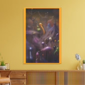 Blobularer Bericht von Galactic Central Leinwanddruck (Insitu (Wohnzimmer))