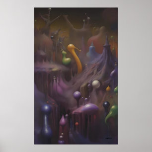Blobularer Bericht von Galactic Central Poster