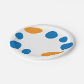 Blobulator Pappteller (Schrägansicht)