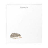 Bloc De Notas Igel Notizblock, Aquarellhedgeho Notizblock (Vorderseite)