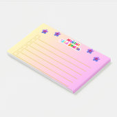 Bloc de notas Karol g Post-it Klebezettel (angewinkelt)