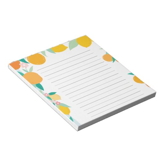Bloc notes - Agrumes by Ludilabel Notizblock (angewinkelt)