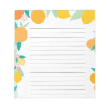 Bloc notes - Agrumes by Ludilabel