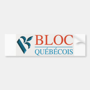 Bloc Québécois-Logo Autoaufkleber