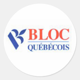 Bloc Québécois-Logo Runder Aufkleber