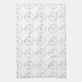 Bloch Bereich | Quantum biss (Qubit) Physik/Mathe Geschirrtuch (Vertikal)