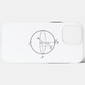 Bloch Sphere | Quantenbit (Qubit) Physik / Mathema Case-Mate iPhone Hülle (Rückseite (Horizontal))
