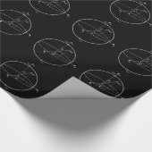 Bloch Sphere | Quantenbit (Qubit) Physik / Mathema Geschenkpapier (Ecke)