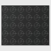 Bloch Sphere | Quantenbit (Qubit) Physik / Mathema Geschenkpapier (Flach)