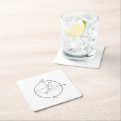 Bloch Sphere | Quantenbit (Qubit) Physik / Mathema Rechteckiger Pappuntersetzer (Vor Ort)