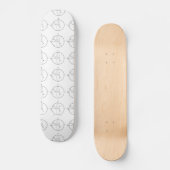 Bloch Sphere | Quantenbit (Qubit) Physik / Mathema Skateboard (Vorderseite)