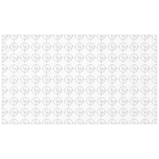 Bloch Sphere | Quantenbit (Qubit) Physik / Mathema Tischdecke (Vorderseite (Horizontal))