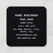 Bloch Sphere | Quantum Bit (Qubit) Physics / Math Quadratische Visitenkarte (Rückseite)