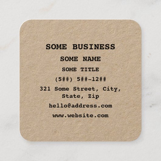 Bloch Sphere | Quantum Bit (Qubit) Physics / Math Quadratische Visitenkarte (Rückseite)