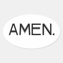 Block Amen Black Schriftart