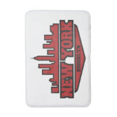 Block-Art-Skript Brooklyns New York | Badematte (Vorderseite Vertikal)