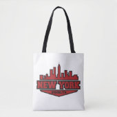 Block-Art-Skript Brooklyns New York | Tasche (Vorderseite)