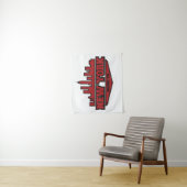 Block-Art-Skript Brooklyns New York | Wandteppich (Beispiel)