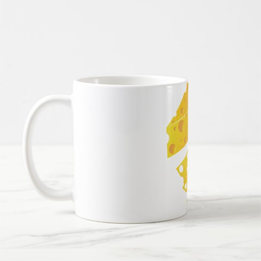 Block der Käse-Tasse Kaffeetasse (Links)