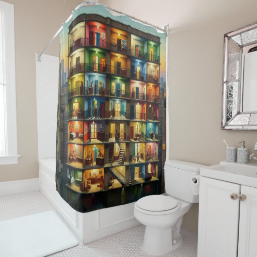 Block Duschvorhang (Beispiel)