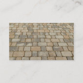 Block für Plasterungen - Steinmetz Visitenkarte (Rückseite)