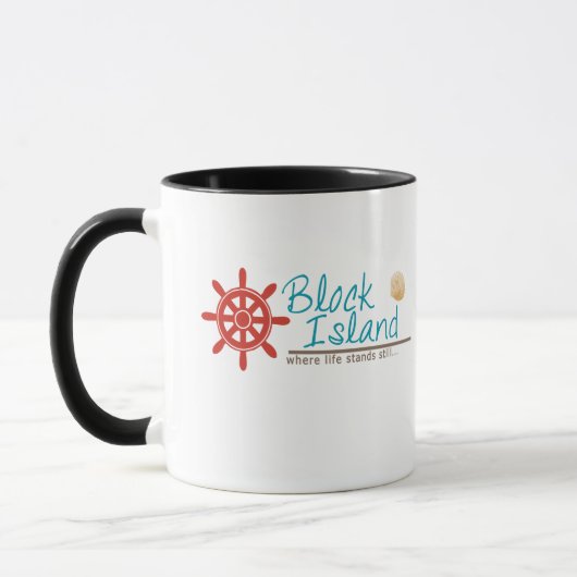 Block-Insel-Ferien-Tasse Tasse (Links)