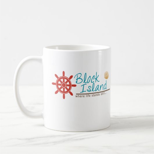 Block-Insel-Ferien-Tasse Tasse (Links)