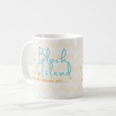 Block-Insel-Geschenk Tasse (Vorderseite Links)