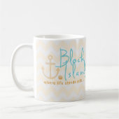 Block-Insel-Geschenk Tasse (Links)