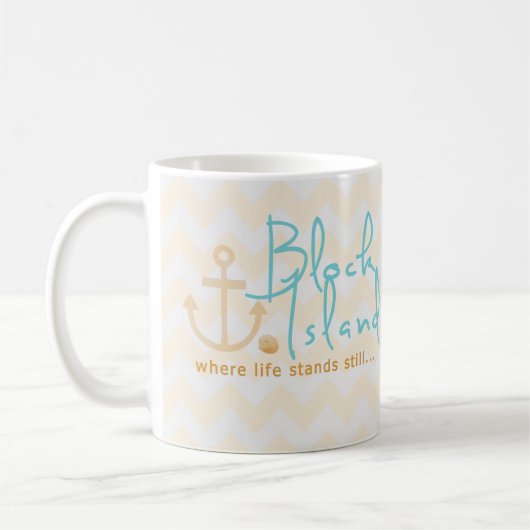 Block-Insel-Geschenk Tasse (Links)