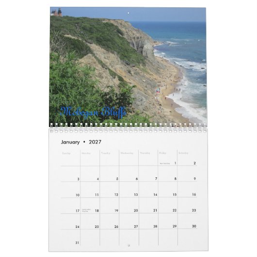 Block-Insel-Kalender Kalender (Jan 2027)