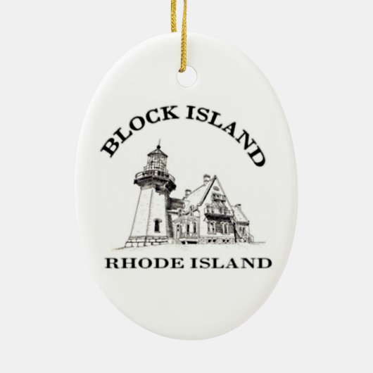 Block-Insel Keramik Ornament (Hinten)