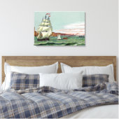 Block-Insel-kleine eingewickelte Leinwand (Insitu (Schlafzimmer))