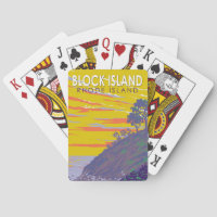 Block Insel Rhode Island Reisen Vintag